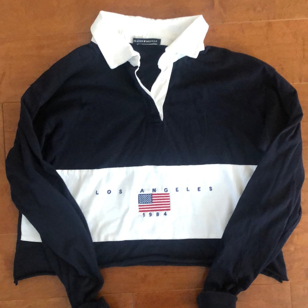 Brandy Melville Los Angeles Collared Shirt
